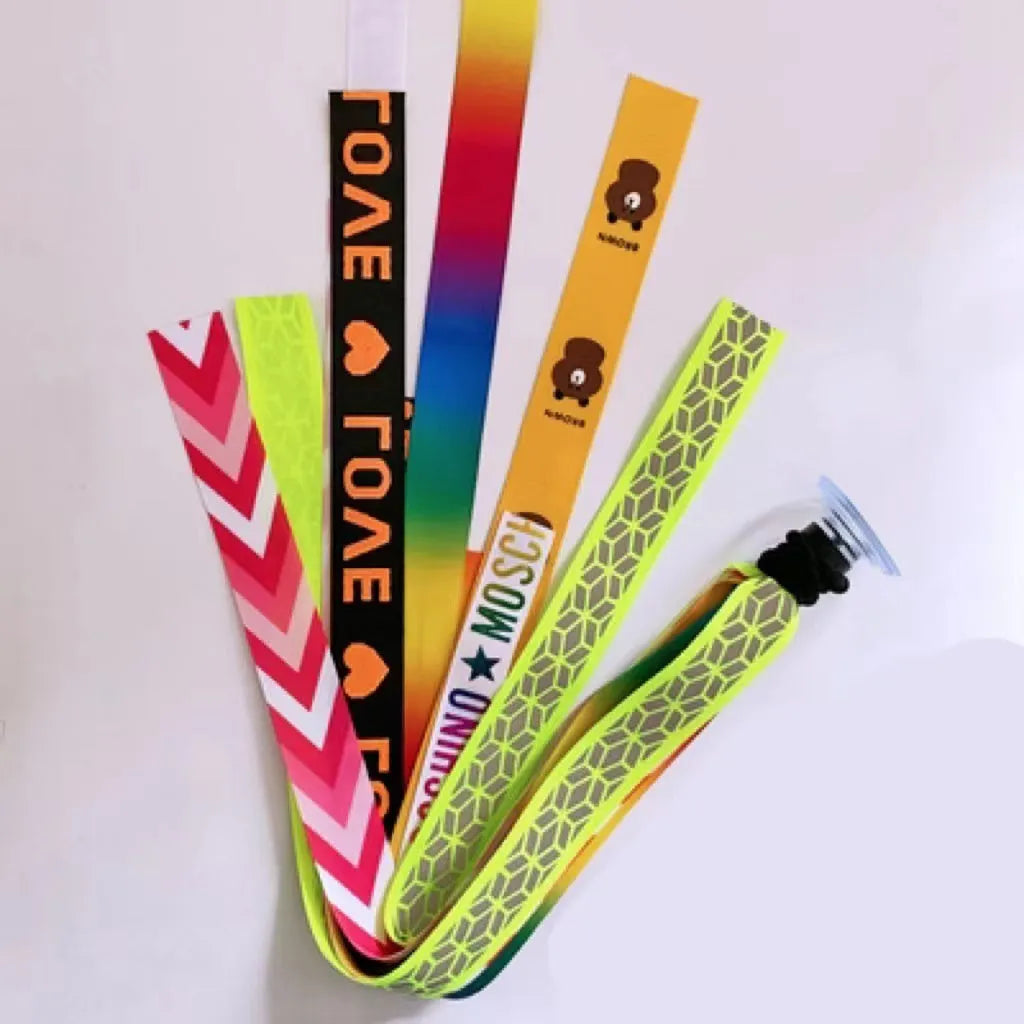 Children's helmet decorative streamers in multiple colours for skating and ski safety gear