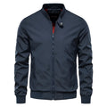 Men's casual thin jacket in polyester available in dark blue, black or army green colours