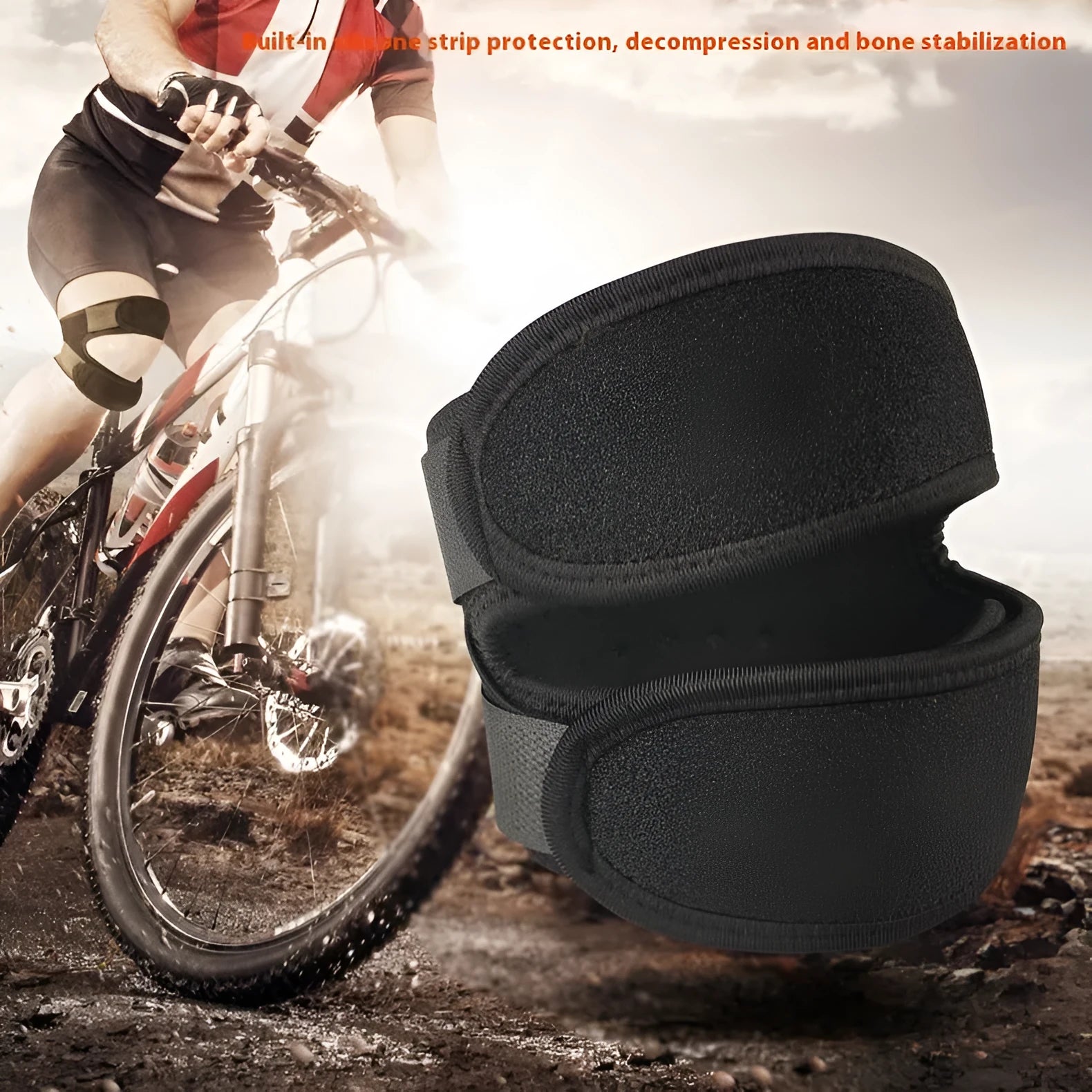 Shock absorption leggings sports knee pads in black, blue, gray or rose red.