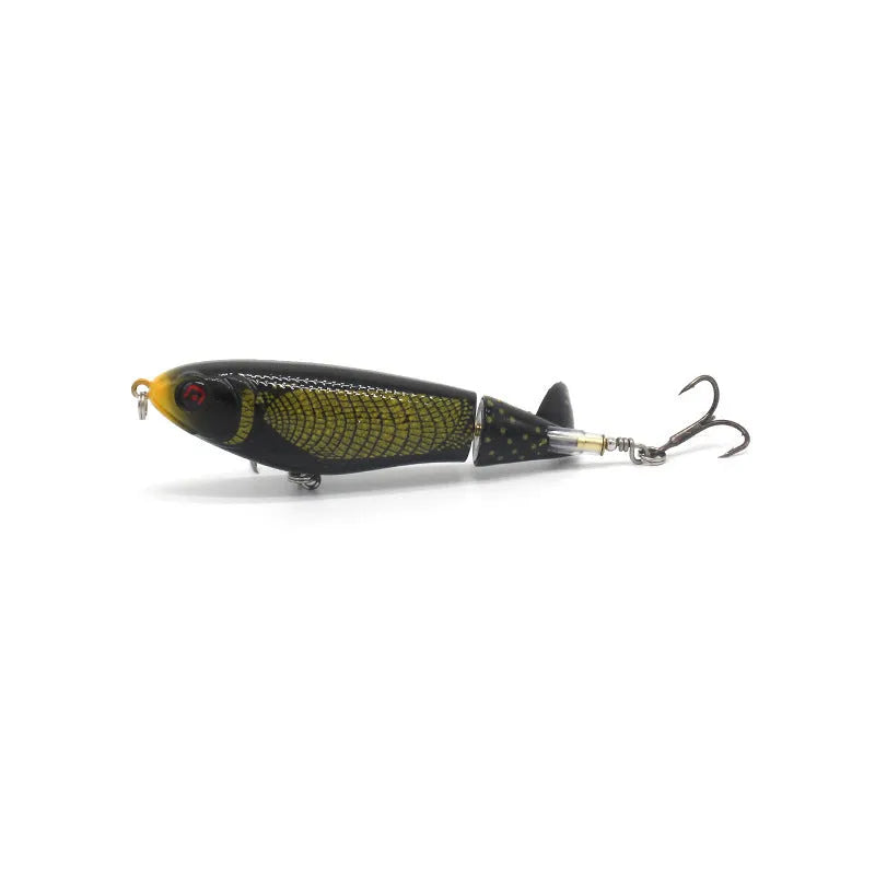 7.5cm artificial soft plastic fishing bait lure with bionic design for freshwater predator angling