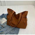 Soft Oxford cloth folding tote bag in a street-trend style, shown in one of its five colour options.