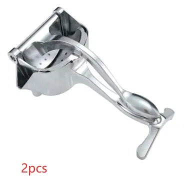 Manual juicer small multifunctional silver iron used for squeezing oranges and watermelons and opening nuts