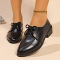 Women's simple flat shoes with a choice of bow decoration, showing PU upper and rubber sole.