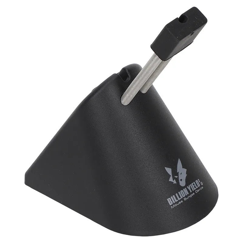 ABS plastic mouse cable bracket holder in black or white colour for wired mouse cable management