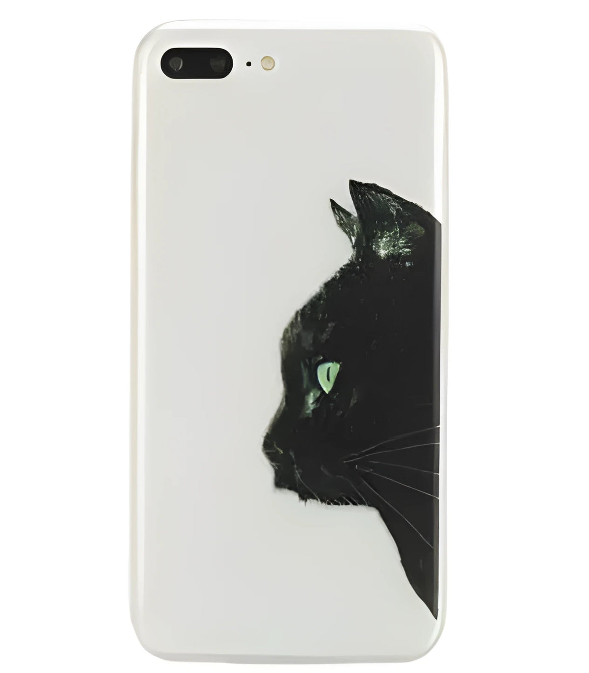 Ultra-thin soft plastic cartoon cat phone case in black for Samsung Galaxy S9