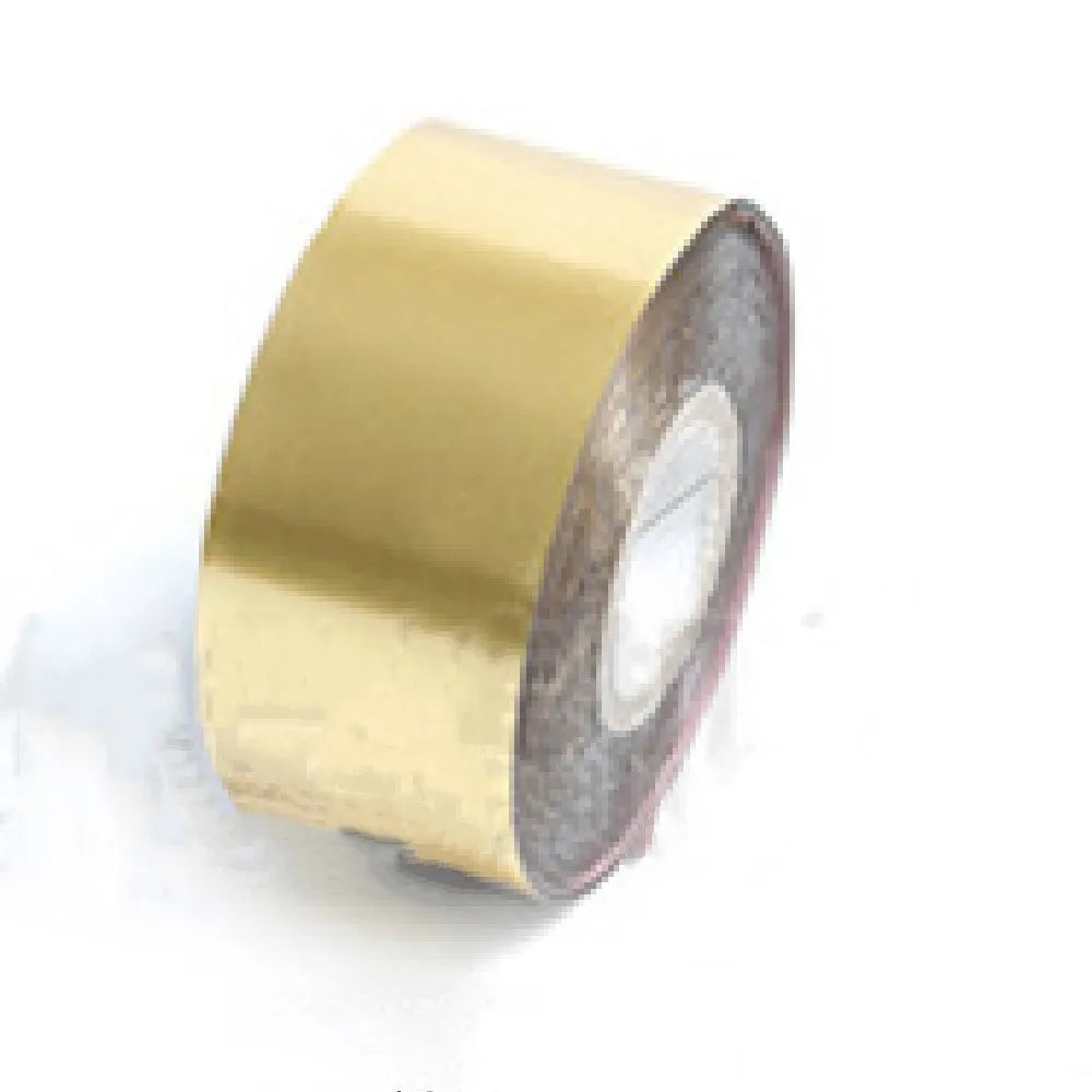 Roll of golden electrochemical aluminium hot stamping foil for leather and plastic branding