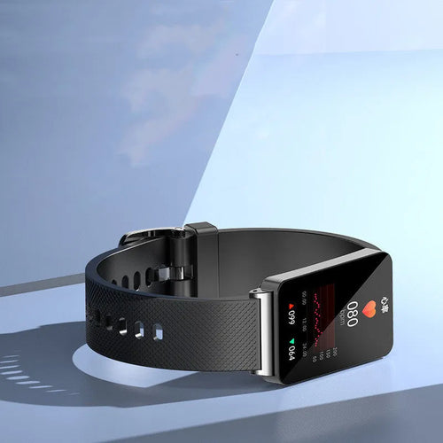 EP08 blood glucose monitoring smart bracelet with touch screen and TPU strap