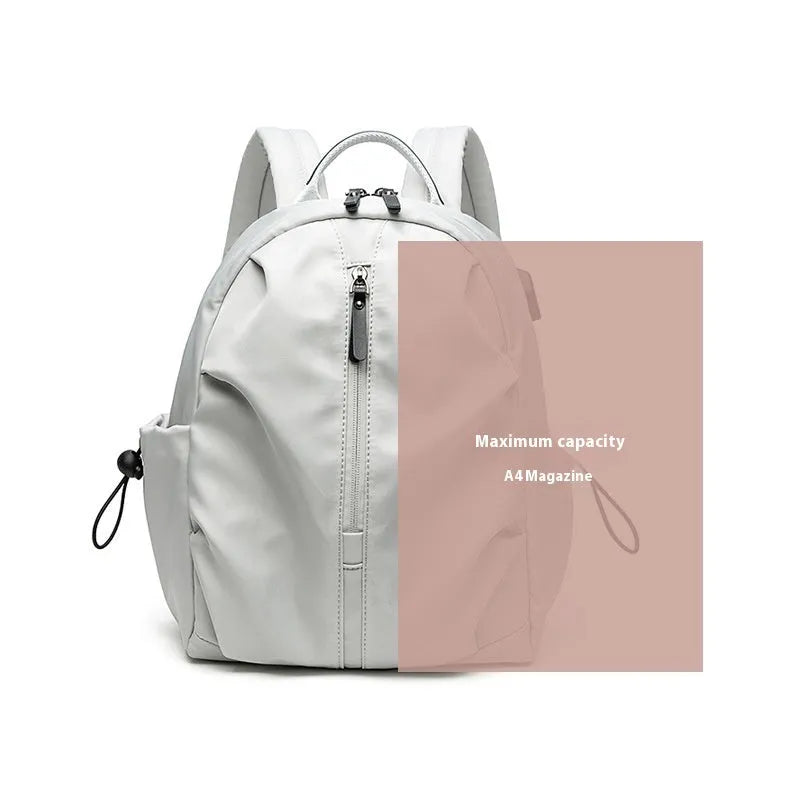 Women's Korean-style simple Oxford cloth business travel backpack in multiple colours with computer pocket and document pockets