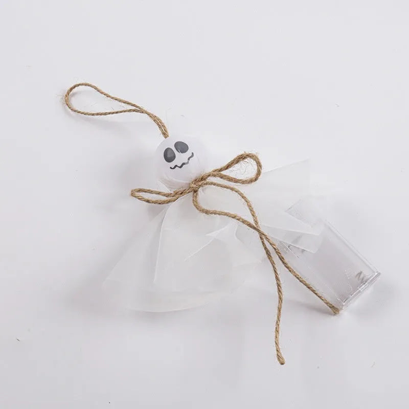 Halloween LED lighting chain with colourful ghost lights and battery box for venue decoration