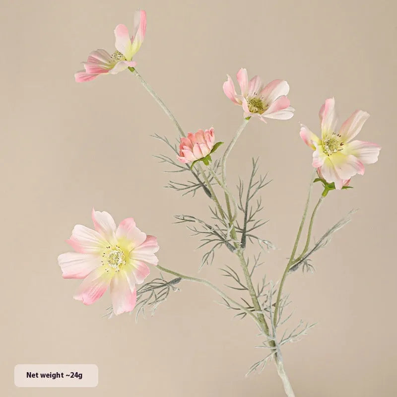 Small Persian chrysanthemum fake bouquet photography prop in multiple colours plastic and silk flower construction