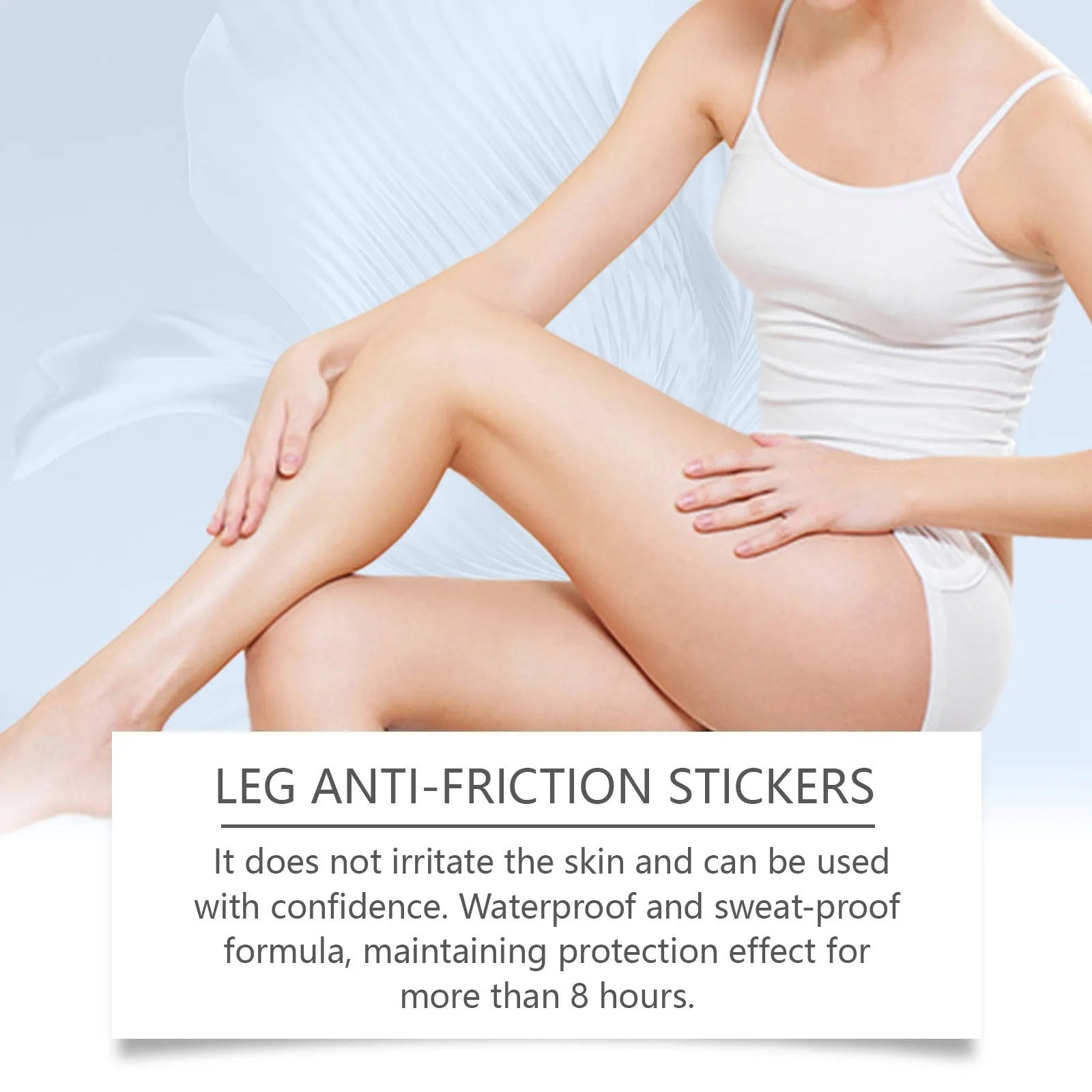 Leg anti-wear patches pack with 10 pieces for friction protection on legs and ankles