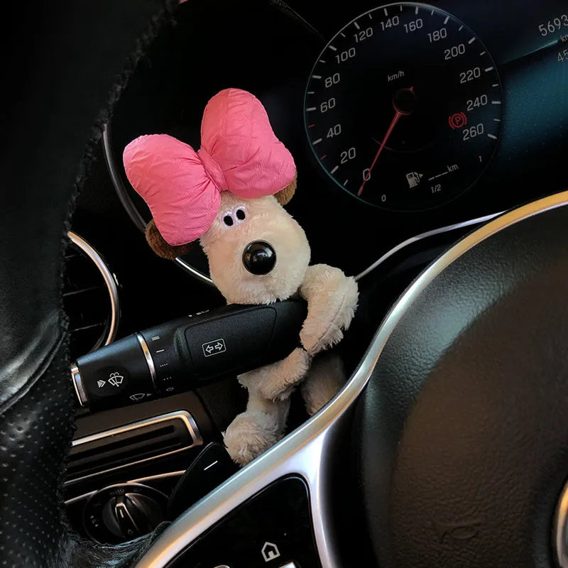 Cotton car dashboard ornament doll in character design options