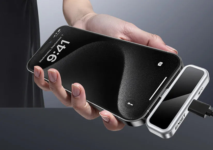128GB Type-C USB flash drive in silver for mobile phone and computer data transfer