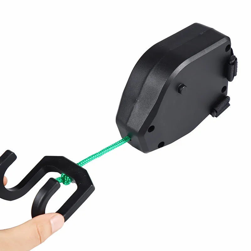 Black plastic and resin bicycle trailer traction rope for mountain bike and parent-child trailer connection