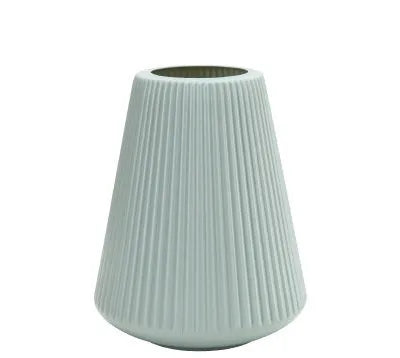 Melamine plastic decorative flower vase in white, pink, green or blue colour options