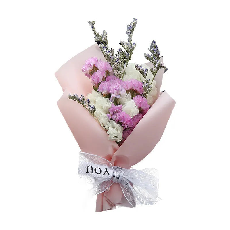Mini dried flower bouquet for car vent attachment in multiple colour and style options