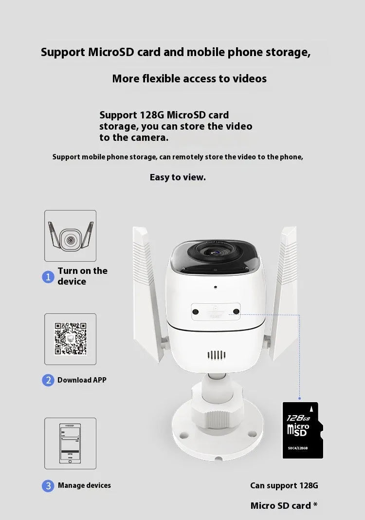 1080p outdoor webcam security camera with infrared night vision and dustproof housing