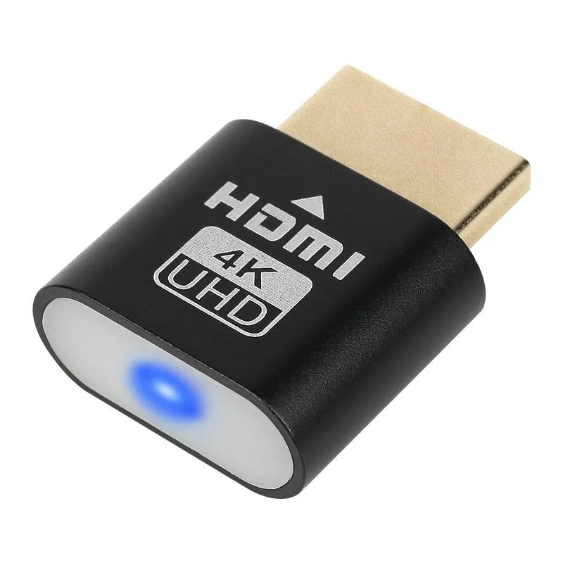 Graphics card HDMI dummy plug virtual display with 26.5mm interface in multiple colour options