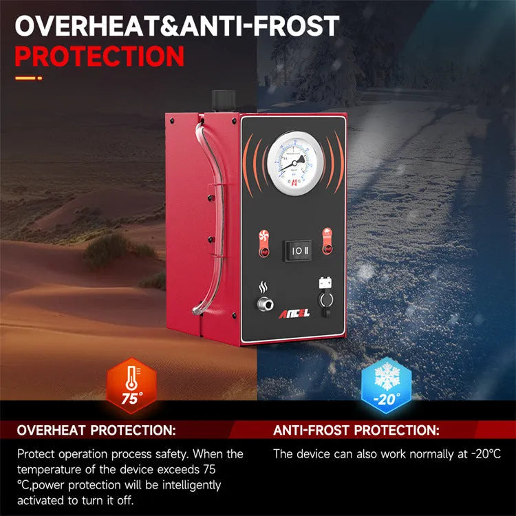 Red gas leak detector for automobile EVAP smoke leak detection with 12V power supply