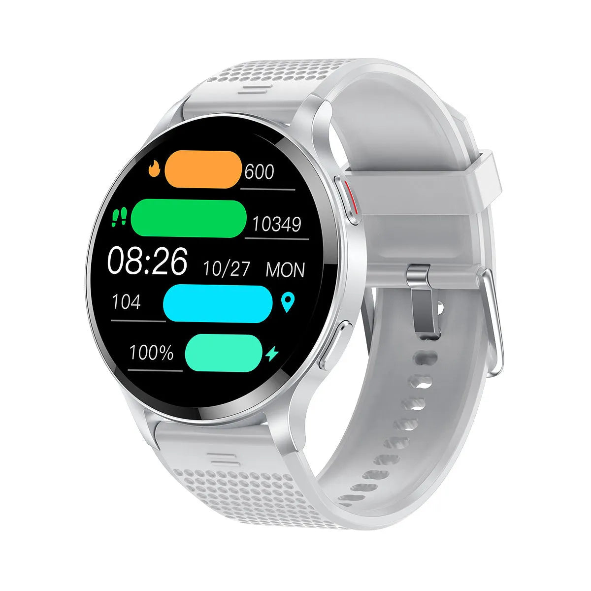 Gold smart watch for ladies with 1.45 inch IPS touch screen and Bluetooth calling feature