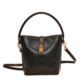 Women's PU handbag in simple style available in black, brown, and coffee colours in large and small sizes