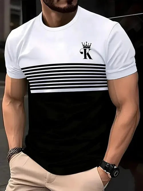Men's loose fit polyester short sleeve T-shirt in multiple colours and sizes
