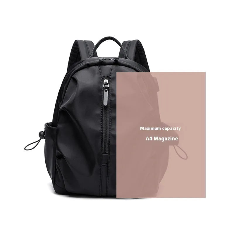Women's Korean-style simple Oxford cloth business travel backpack in multiple colours with computer pocket and document pockets
