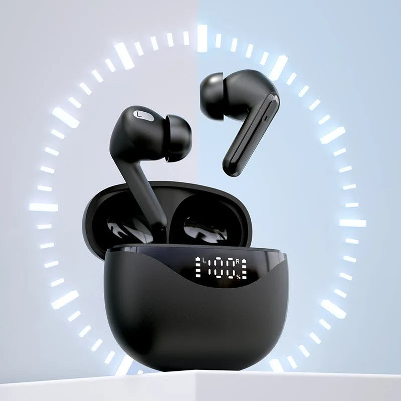 Jerry chip wireless Bluetooth TWS noise reduction earbuds creative design black white colour box