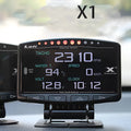 X1 automotive OBD instrument with LED display and metal housing for vehicle diagnostics