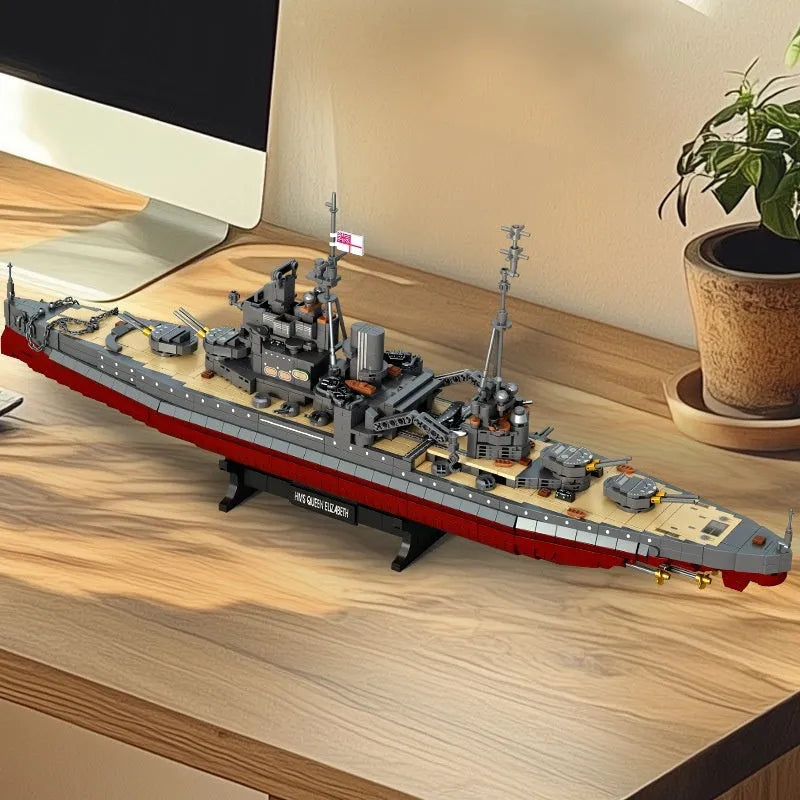 Plastic building blocks battleship military model FC4207 for teenagers