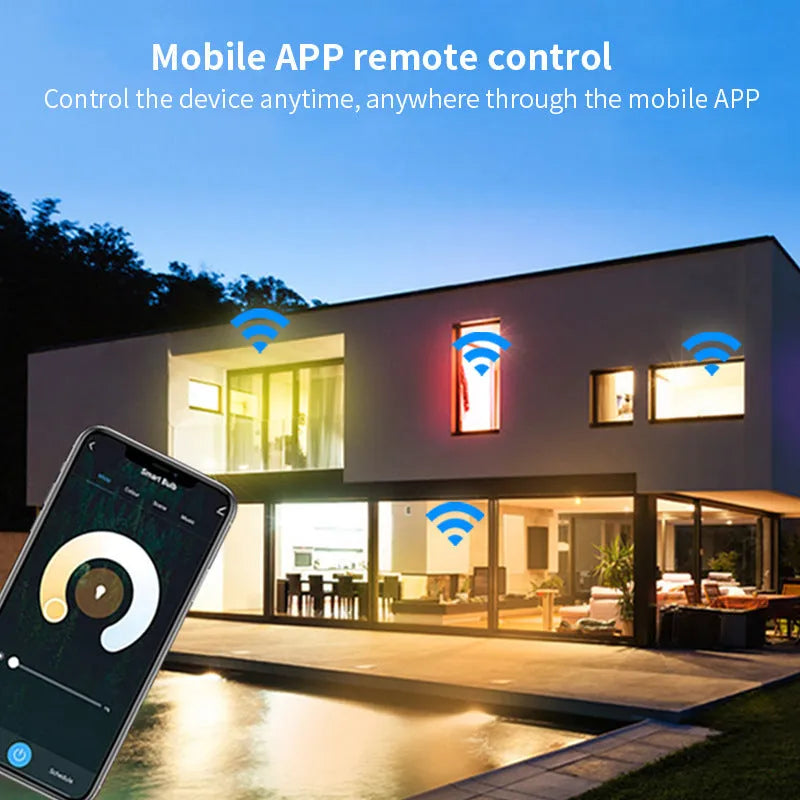 Smart GU10 RGBCCT 5W LED spotlight with wifi and voice control capabilities