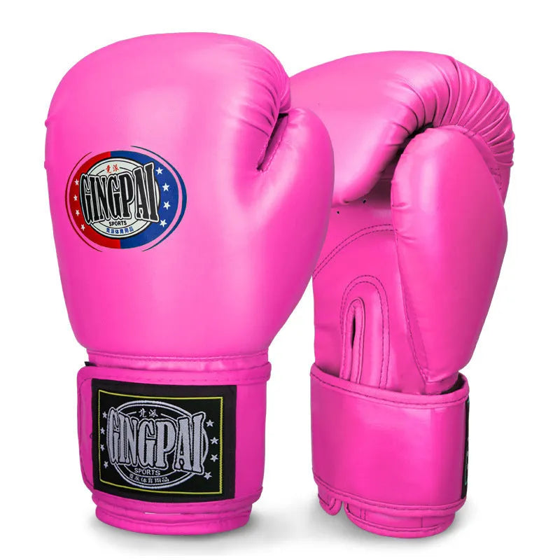 PU training boxing gloves in multiple colours and sizes for Sanda and fitness