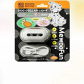 Pet luminous collar with integrated hanging lamp ring in four colour options