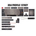 Five-sided sublimation Halloween key cap set with PBT XDA profile, 137 keys, US layout option