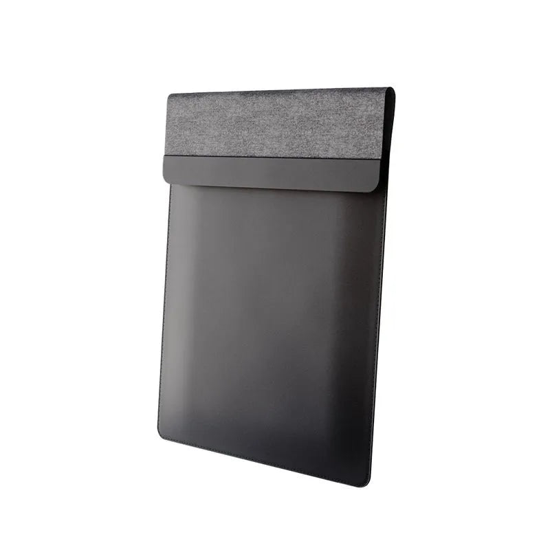 S97 wireless charger laptop bag in black, 50x28cm, with 15W fast charge panel for 16 inch laptop