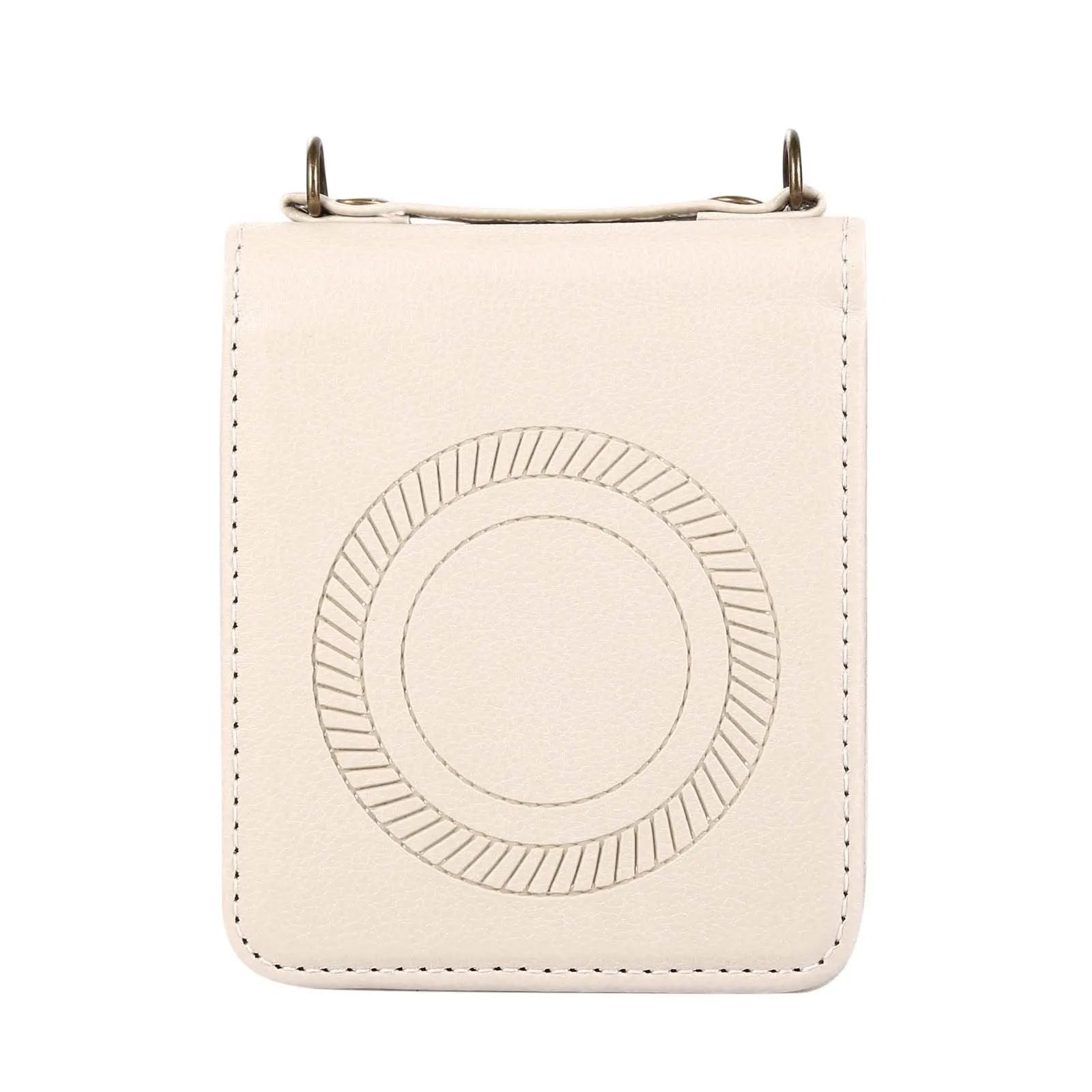 Wireless charging magnetic crossbody flip phone case for Samsung Z Flip 3 4 5 in black with lanyard