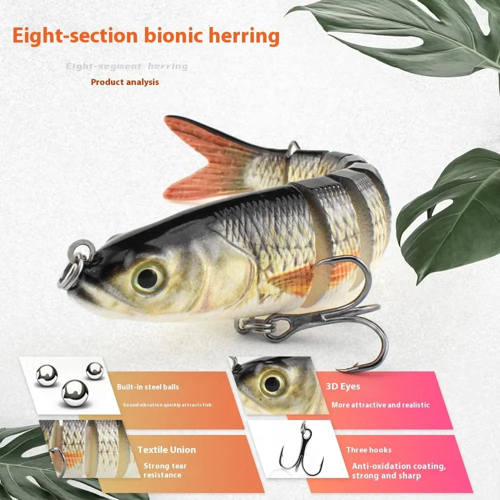 133 mm bionic hard bait fishing lure in multiple colour options with carry box