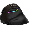 Colorful M618mini wireless ergonomic mouse with USB receiver and charging cable
