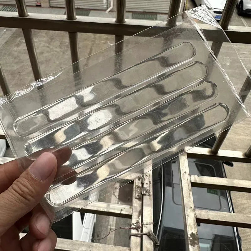 Transparent car door handle protective stickers 4-piece scratch-proof kit