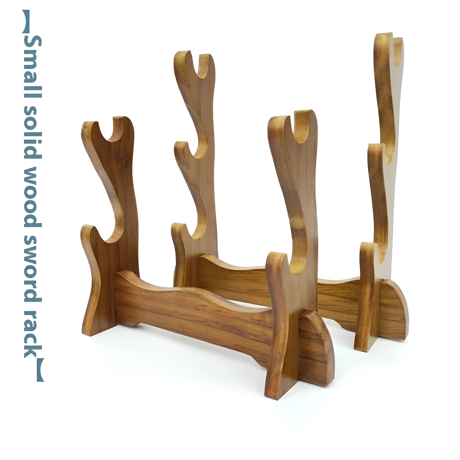 Handmade wooden multi-layer shelf bracket in Chinese style design mounted on a wall.