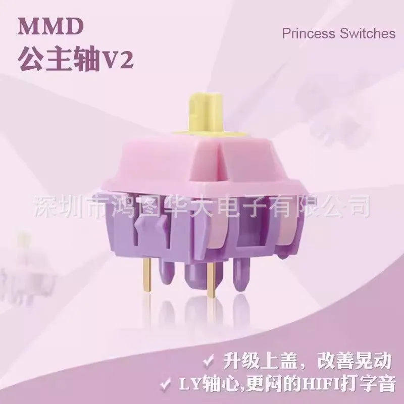 MMD Princess linear mechanical keyboard switch with 20.4mm spring for custom keyboard builds