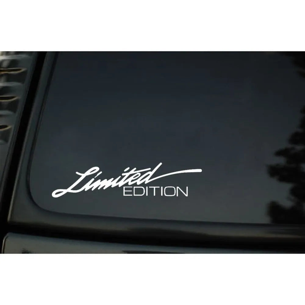 British reflective bumper sticker with English text in 16cm by 3.8cm size