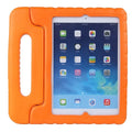Children's silicone tablet cover for iPad with EVA film in multiple colours including black, green, orange, purple, red, rose, and sky blue