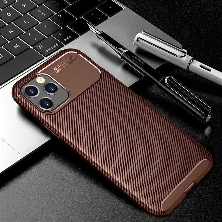Black silicone iPhone case with simple design for business use