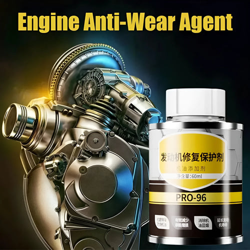 60ml engine oil anti-wear additive bottle with white cover for automotive engines