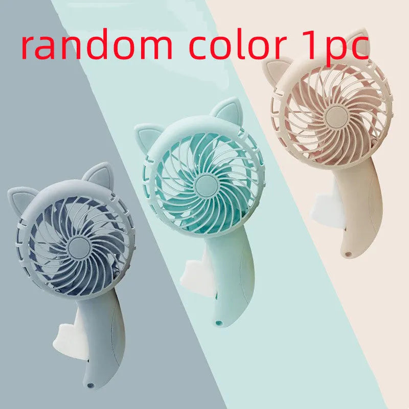 Large cartoon hand pressing hand-held fan toy plastic 11x20cm for children aged 4 to 6