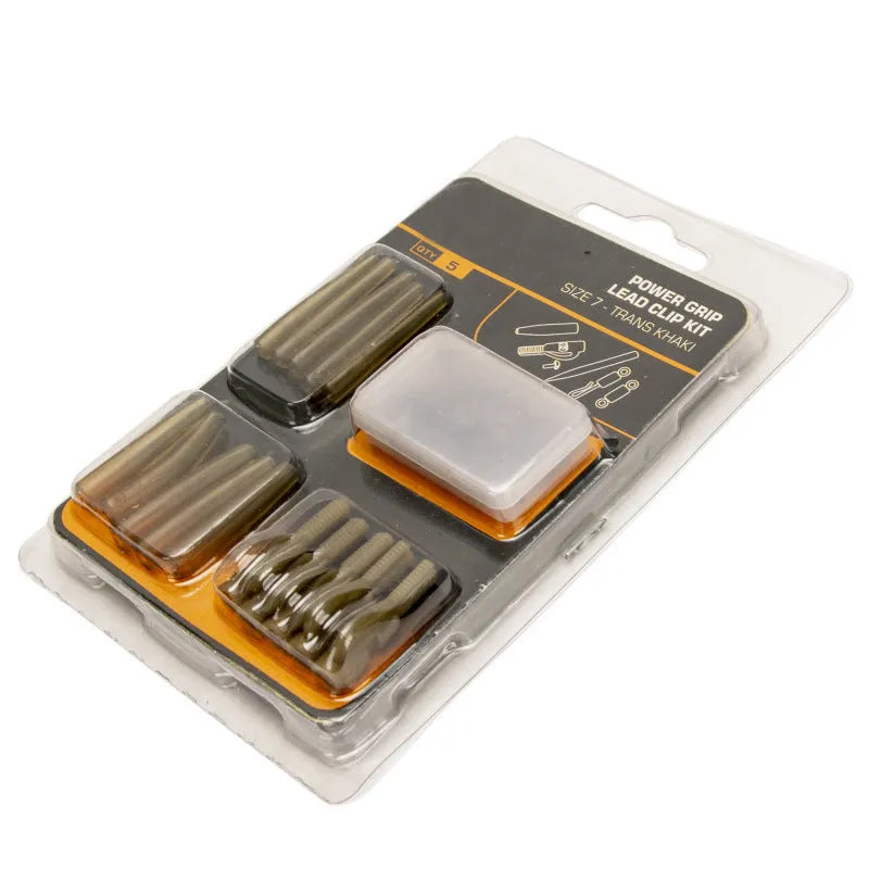 30-piece European carp fishing accessory set with anti-winding pipes, threaded hoses, rotations and screws