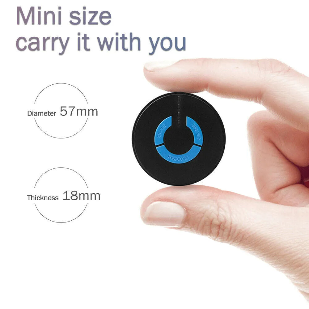 HQ-185 mini electric shoulder and neck massager in black with massage patches