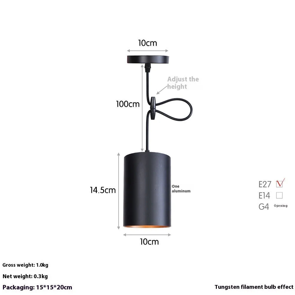 A simple retro-style iron art chandelier in matte black finish, shown mounted on a ceiling.