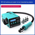 Digital display hot air gun with three nozzles for electronics repair and BGA chip rework